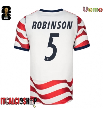 Stati Uniti Antonee Robinson #5 Prima Maglia Mondiali 2026 Manica Corta